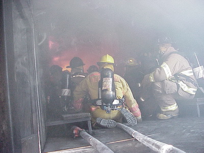 live fire training Action Photo